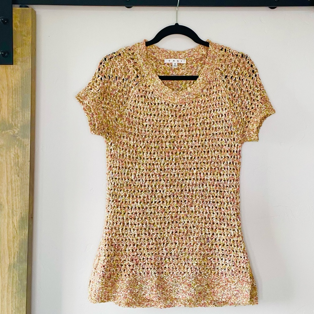 CAbi Short Sleeve Sweater